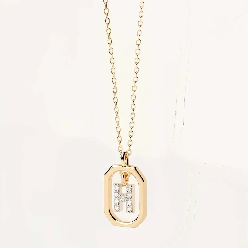 Initial Framed Necklace