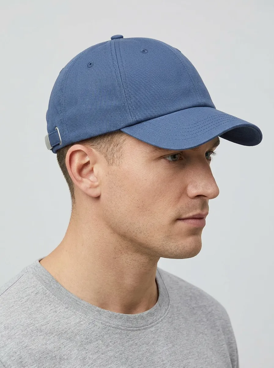 Unisex Solid Cotton Everyday Curved-Brim Baseball Cap