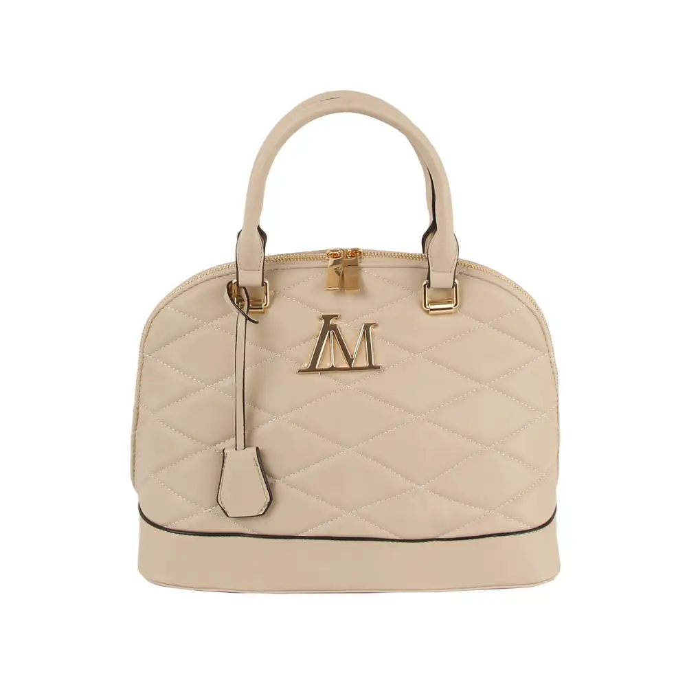 Relaxed Detail Quilted Pocketed Faux Leather Satchel Shoulder Bag
