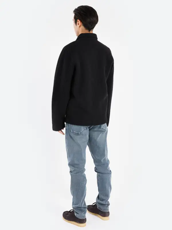 Men's Button Front Boxy Fit Field Jacket