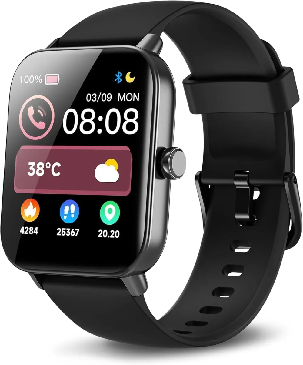 Smart Watch for Women Android & iPhone, Alexa Built-in, IP68 Waterproof Activity Fitness Tracker with Bluetooth Call (Answer/Make), 1.8