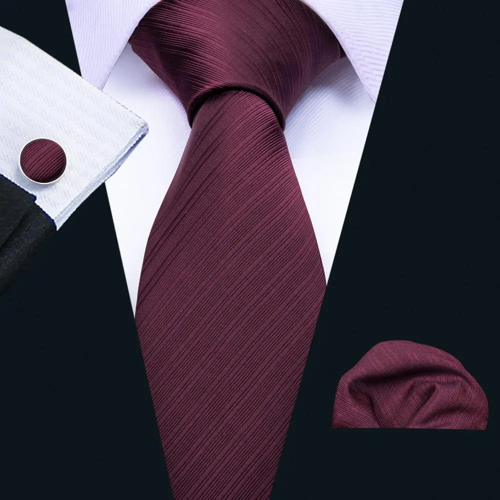 Modern Striped Necktie Set