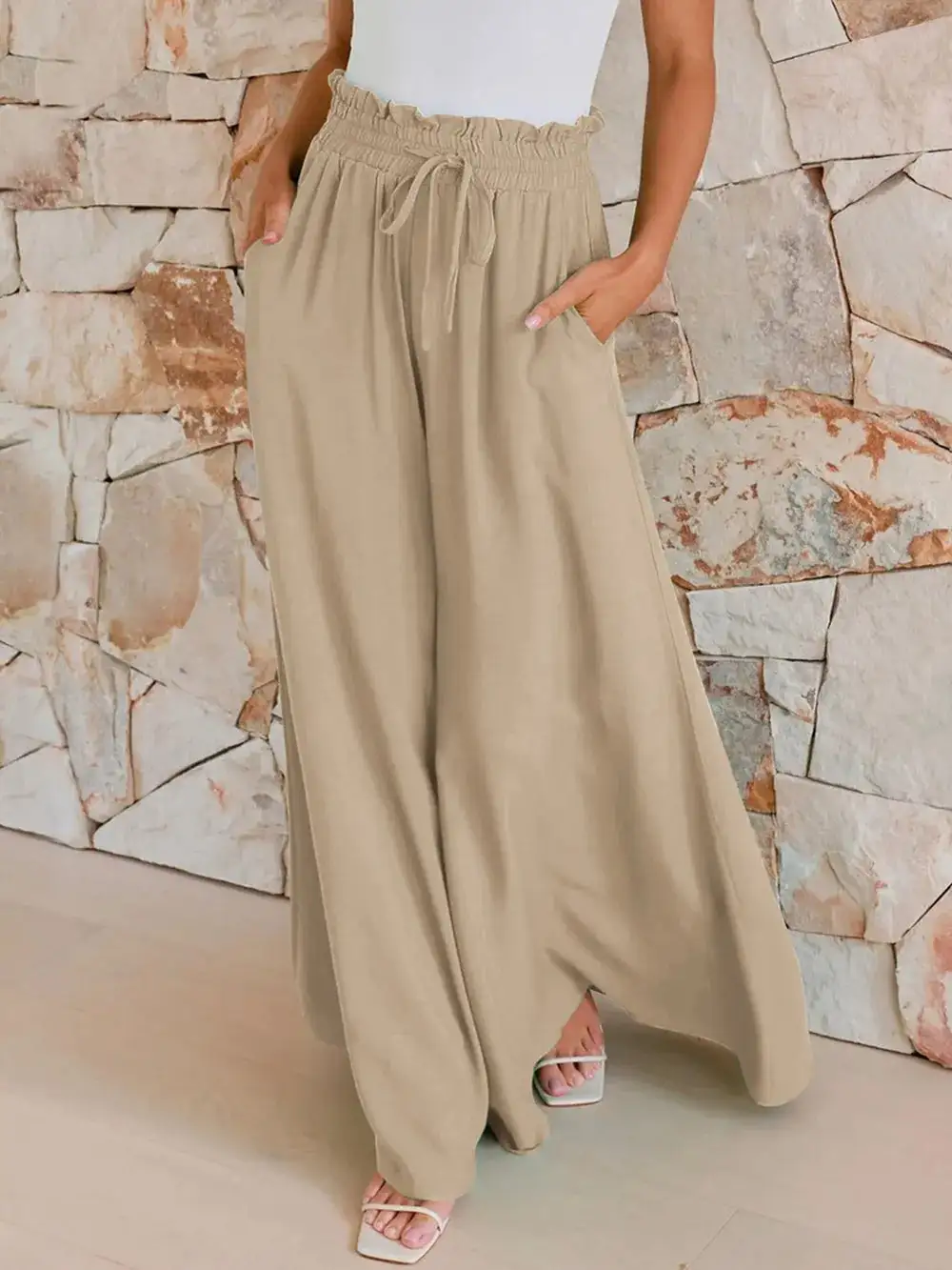 Modern Wide Leg Trousers