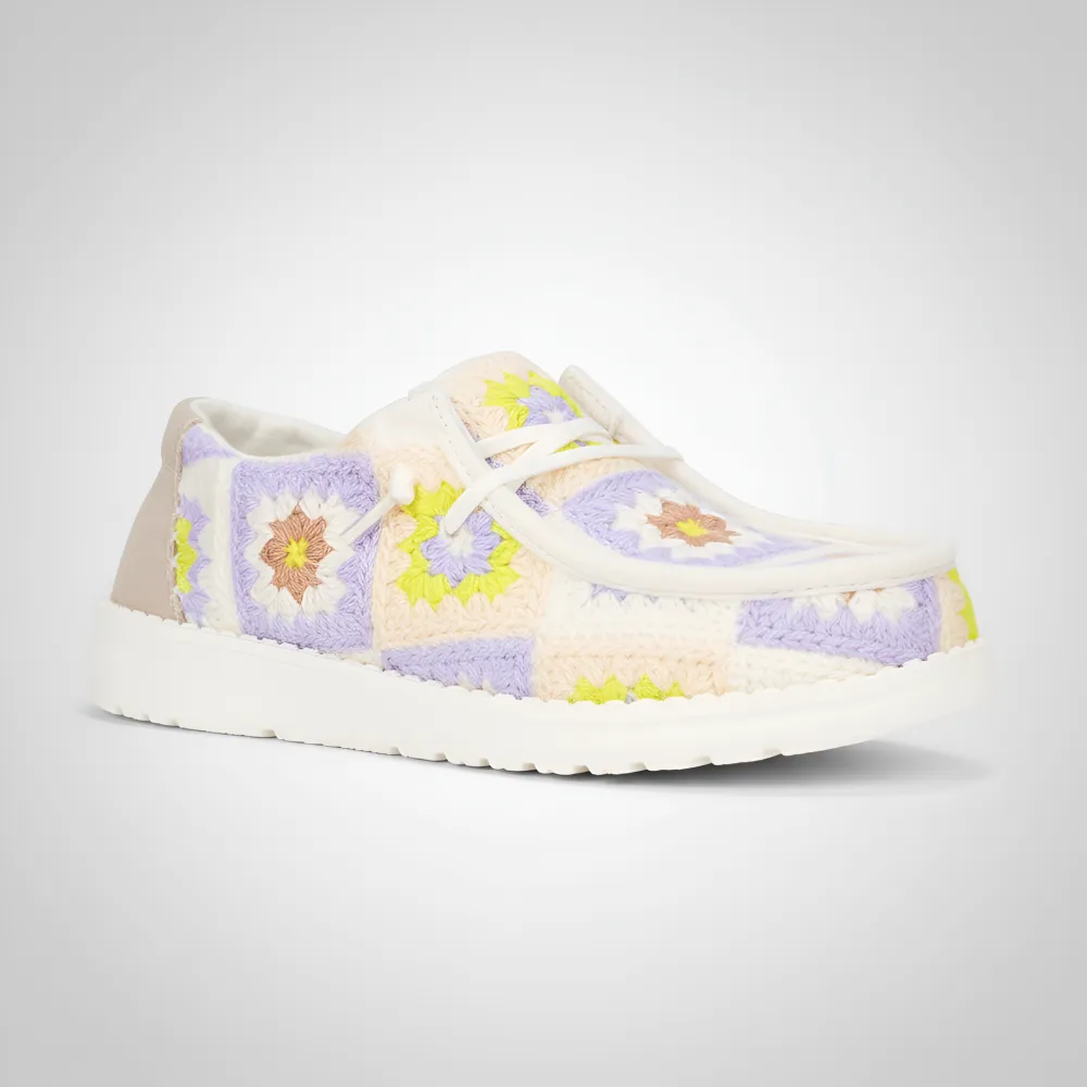 Crochet Patchwork Slip On Casual Comfort Shoes For Women
