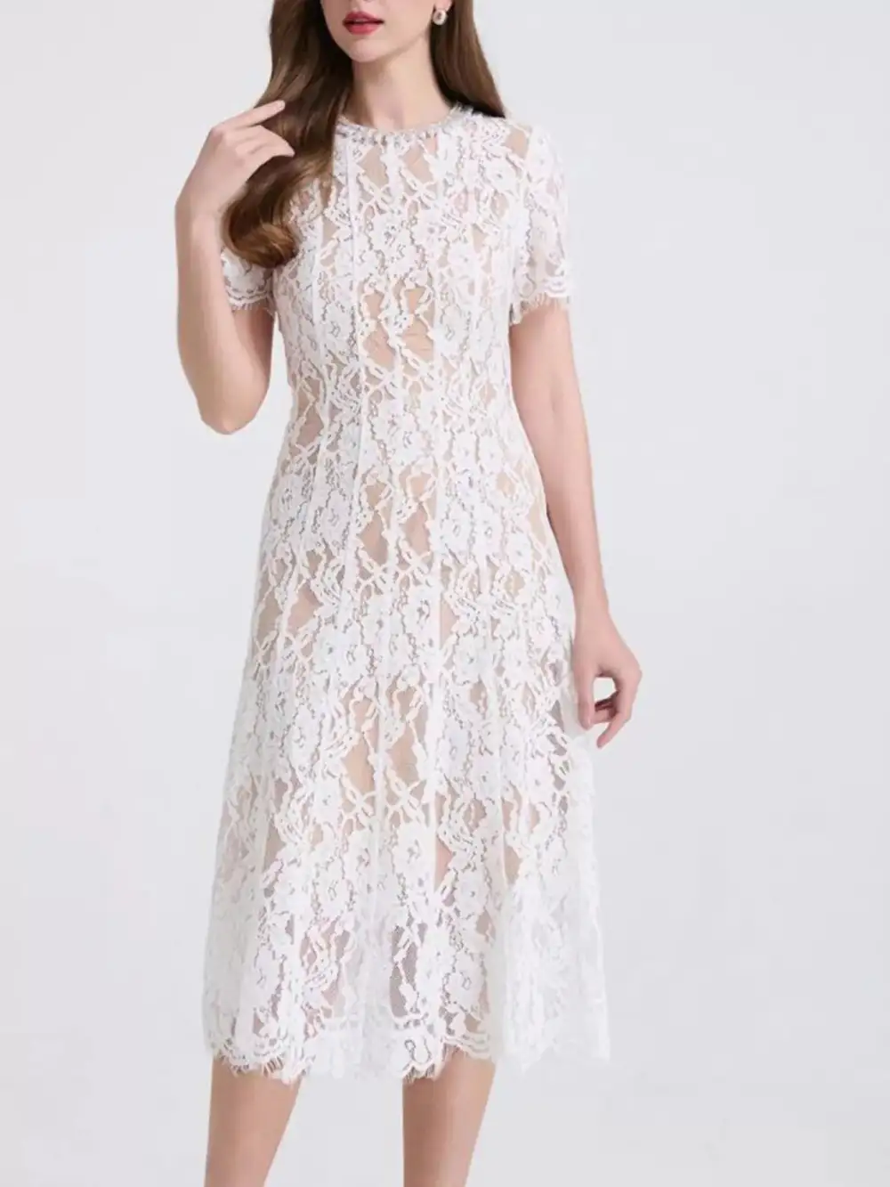 Lace Midi Dress