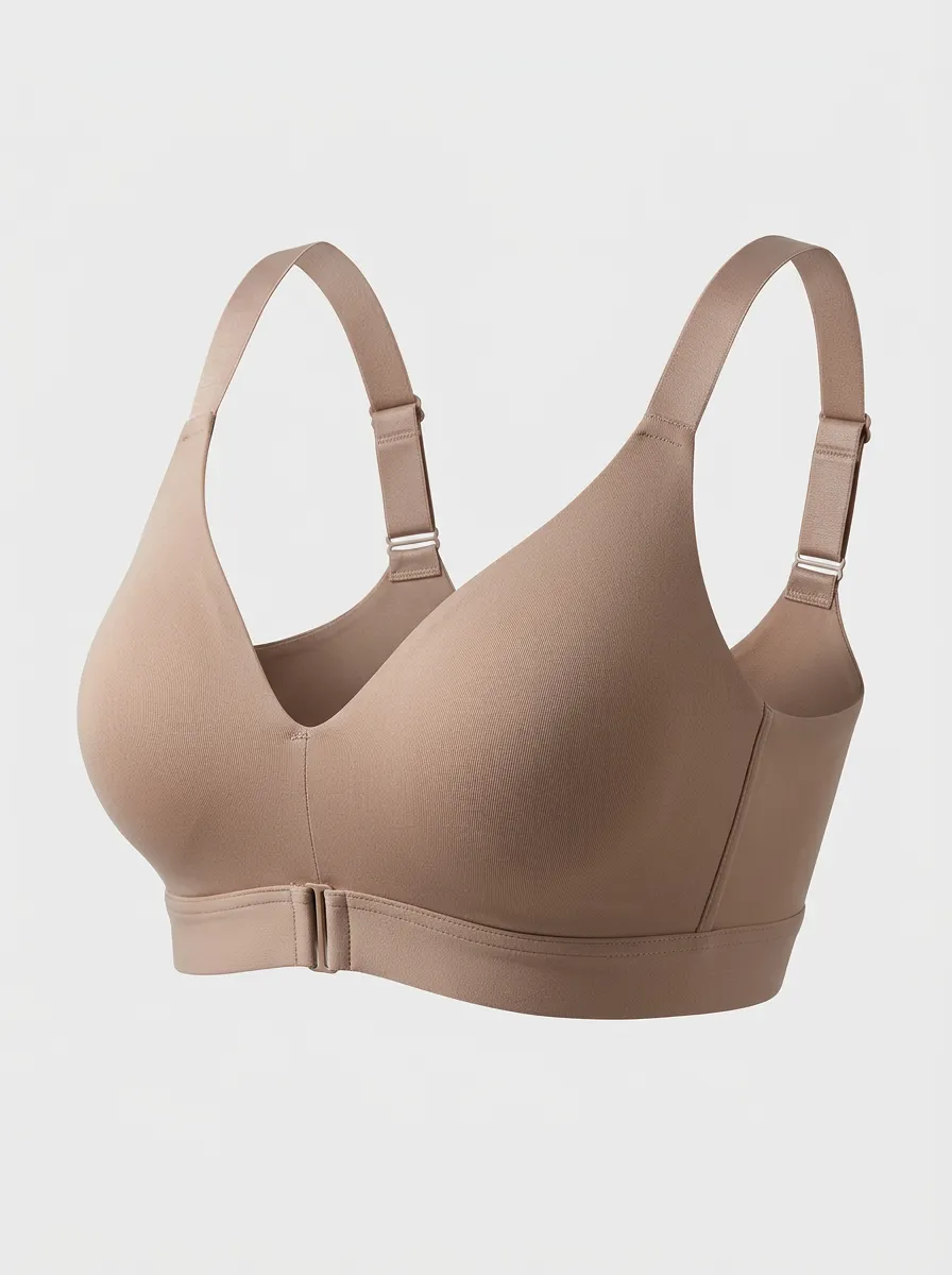Women's Front-Closure Adjustable-Strap Bra