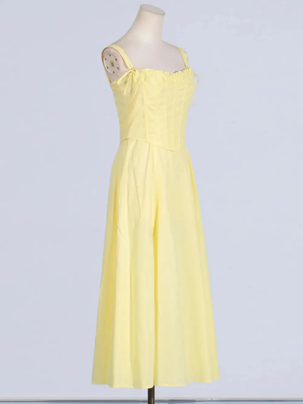 Zip Front Slit Sleeveless Midi Dress
