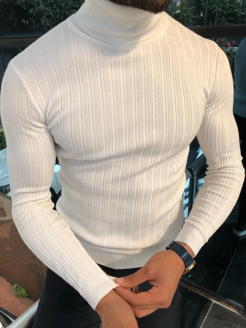 Heritage Slim Fit Knit Turtleneck Sweater