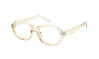Tapered Oval Round Frame Sunglasses