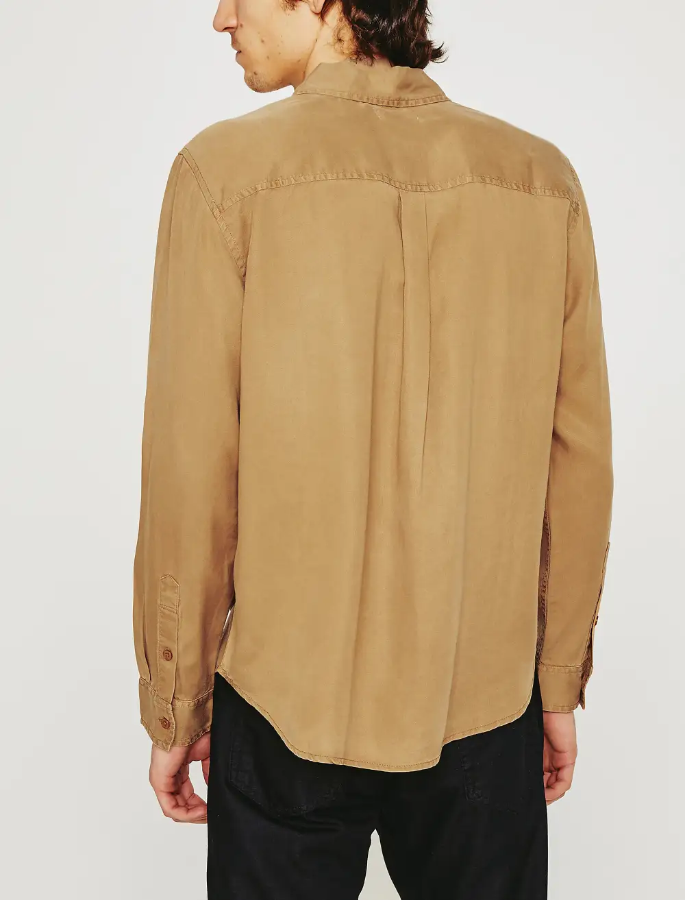 Men's Chest Pocket Button-Up Shirt