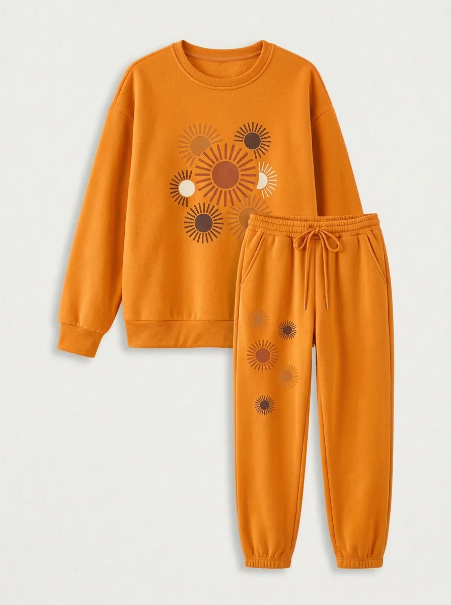 Women's Sun-Print Lounge Set