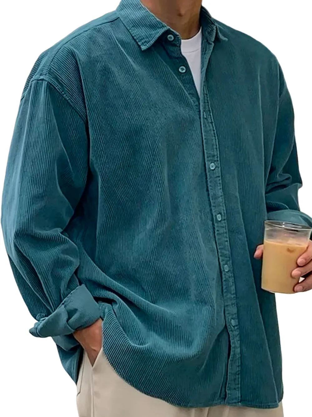 Everyday Corduroy Long Sleeve Shirt