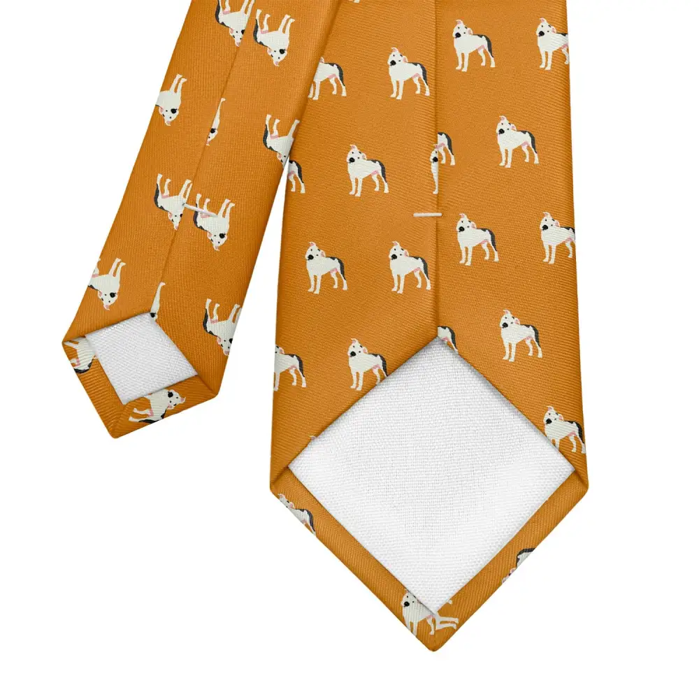 Pit Bull Dog Pattern Necktie