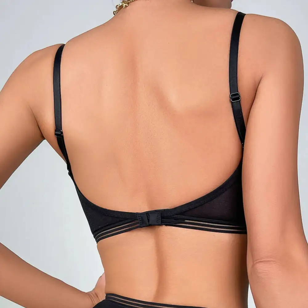 Mesh Corset Bra