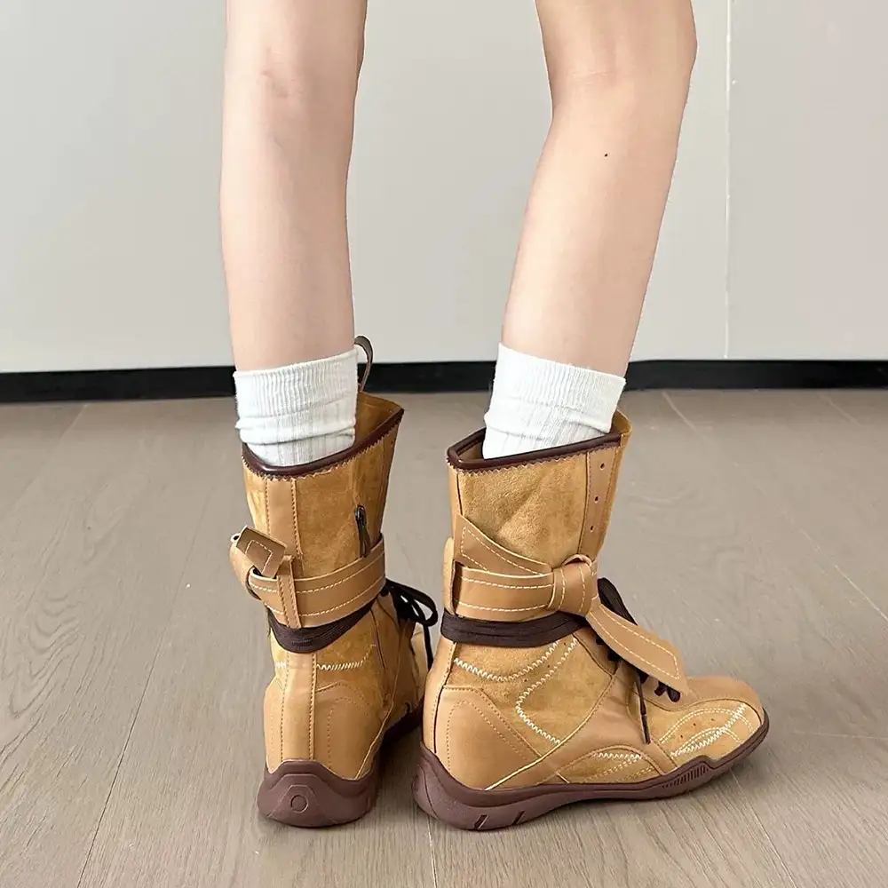 High Top Sneakers Boots Hybrid