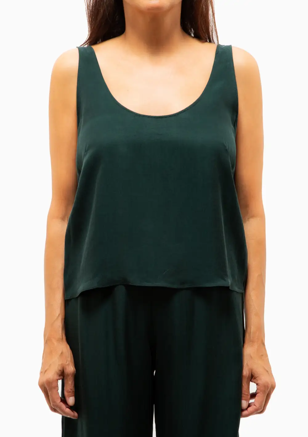 Scoop Neck Knit Tank