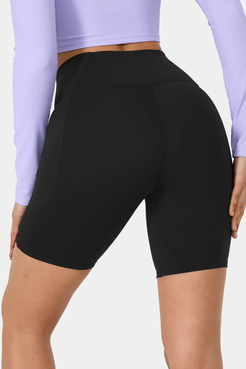 Swimwear Solid Split Pocket Sheath Active Bikinis Bottoms