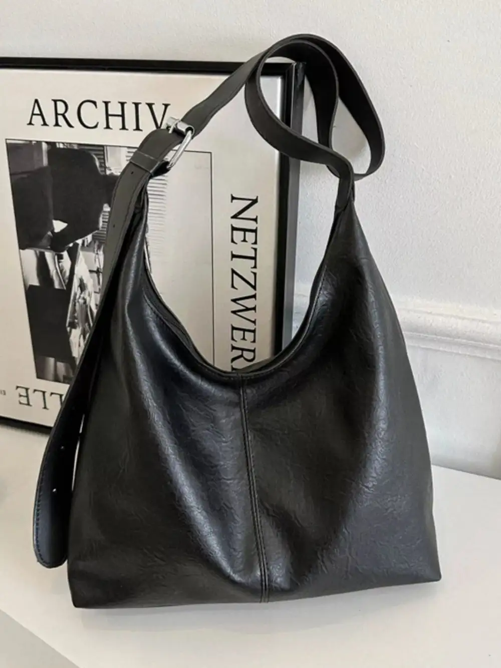 PU Leather Crossbody Bag