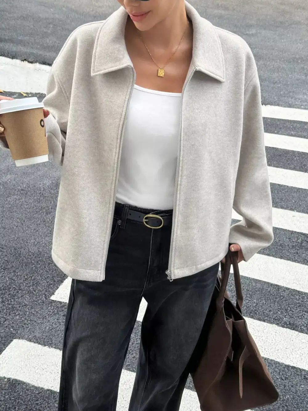 Polished Refined Zip-Up Jacket