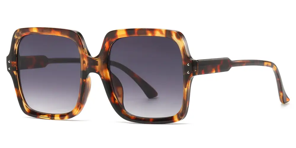 Plastic Square Women Fashion Sunglasses