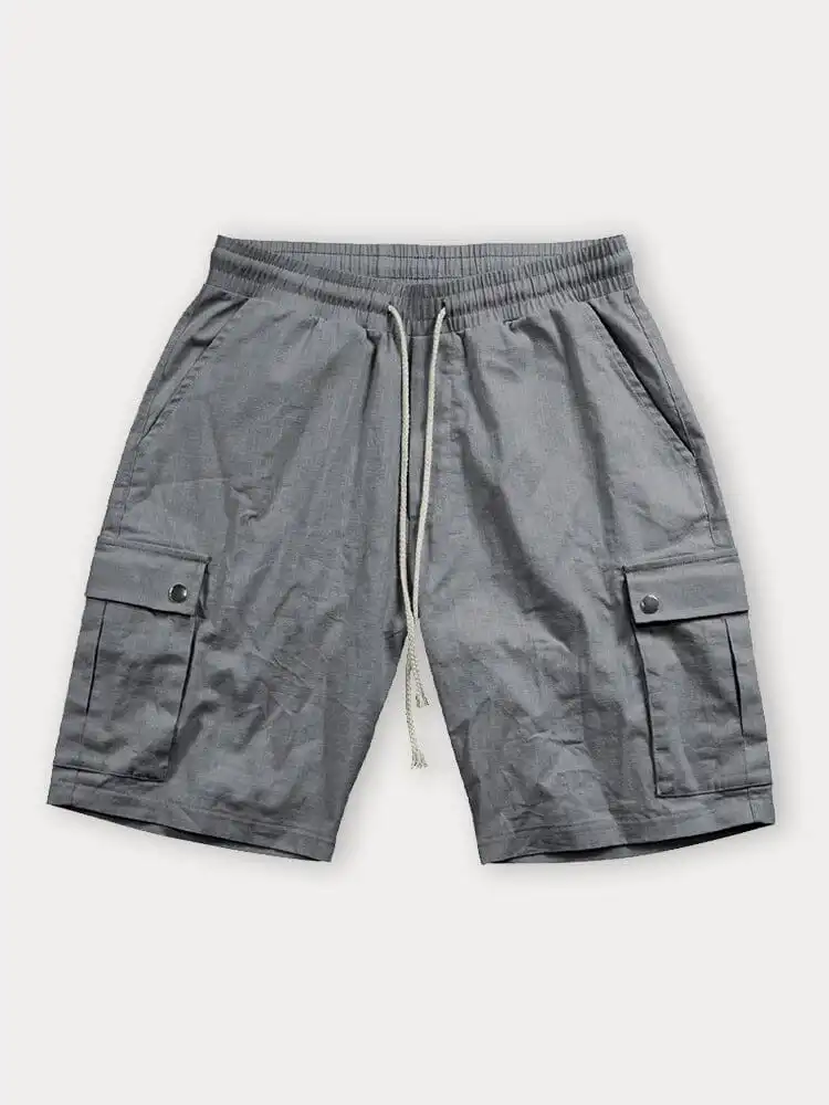 Lightweight Cotton Cargo Shorts