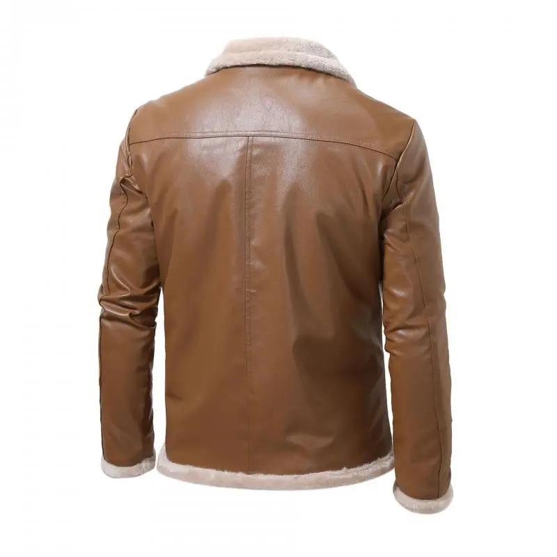 Tailored Zip Leather Jacket