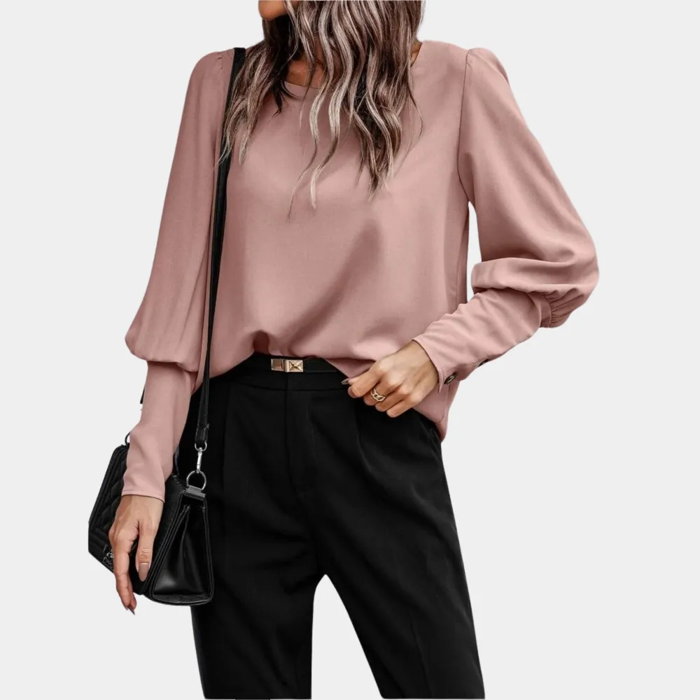 Button Detail Blouse