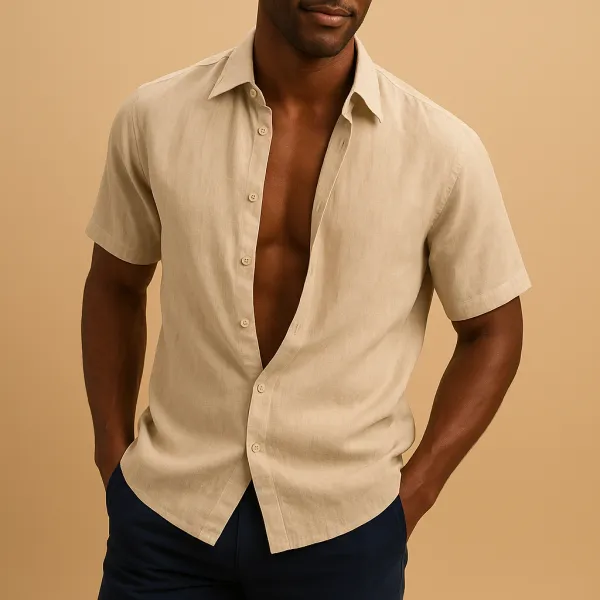 Refined Breathable Classic Long Sleeve Shirt
