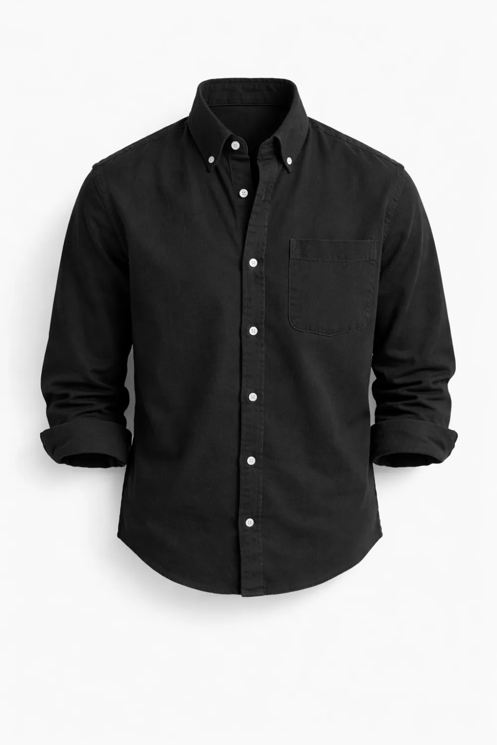 Refined Chest Pocket Classic Long Sleeve Shirt