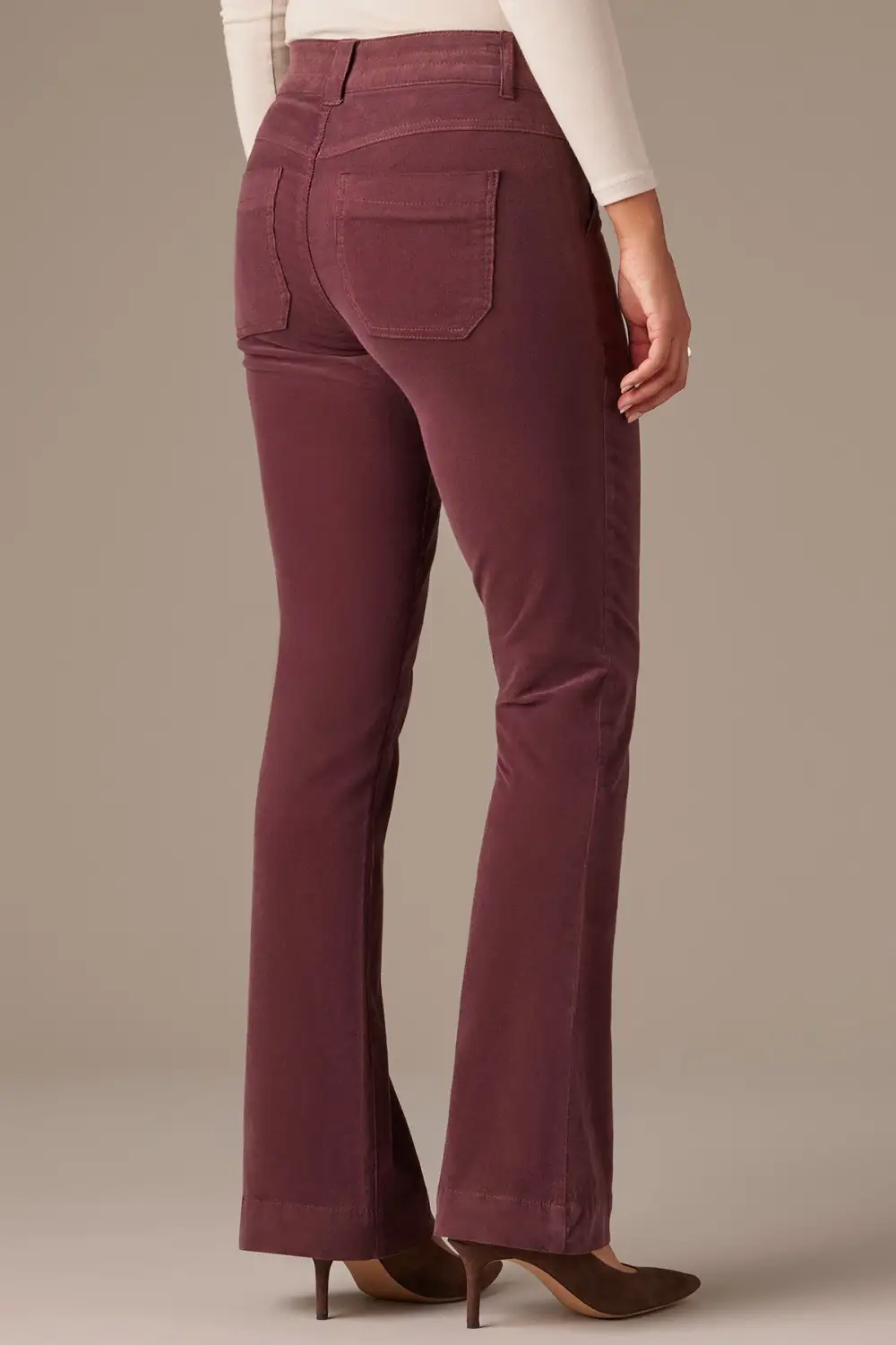 High Rise Utility Bootcut Pants
