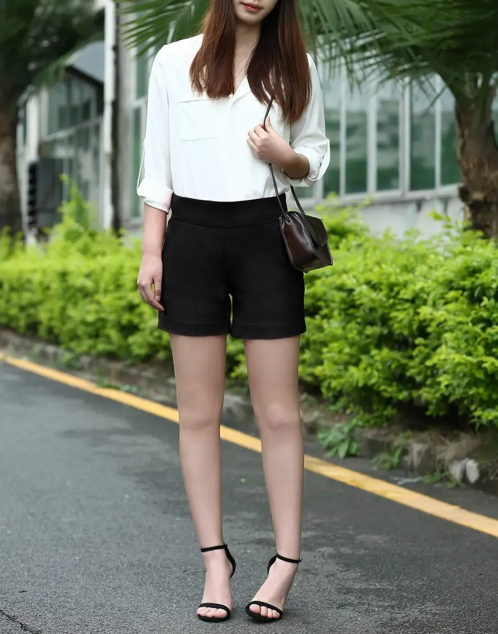 🔥Women's High Waisted Chino Shorts