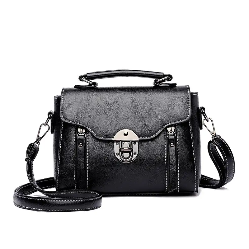 Slim Compact Square Crossbody Bag