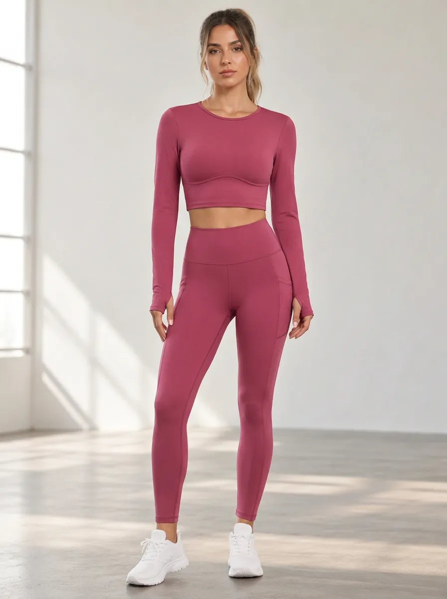 Women's Active Balance Printed Leggings Set