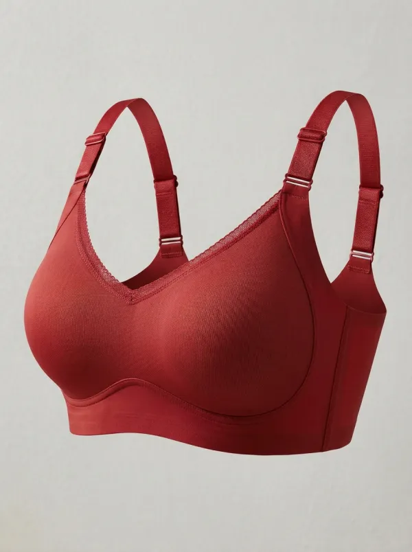 Women's Classic Full-Coverage Seamless Adjustable-Strap Bra
