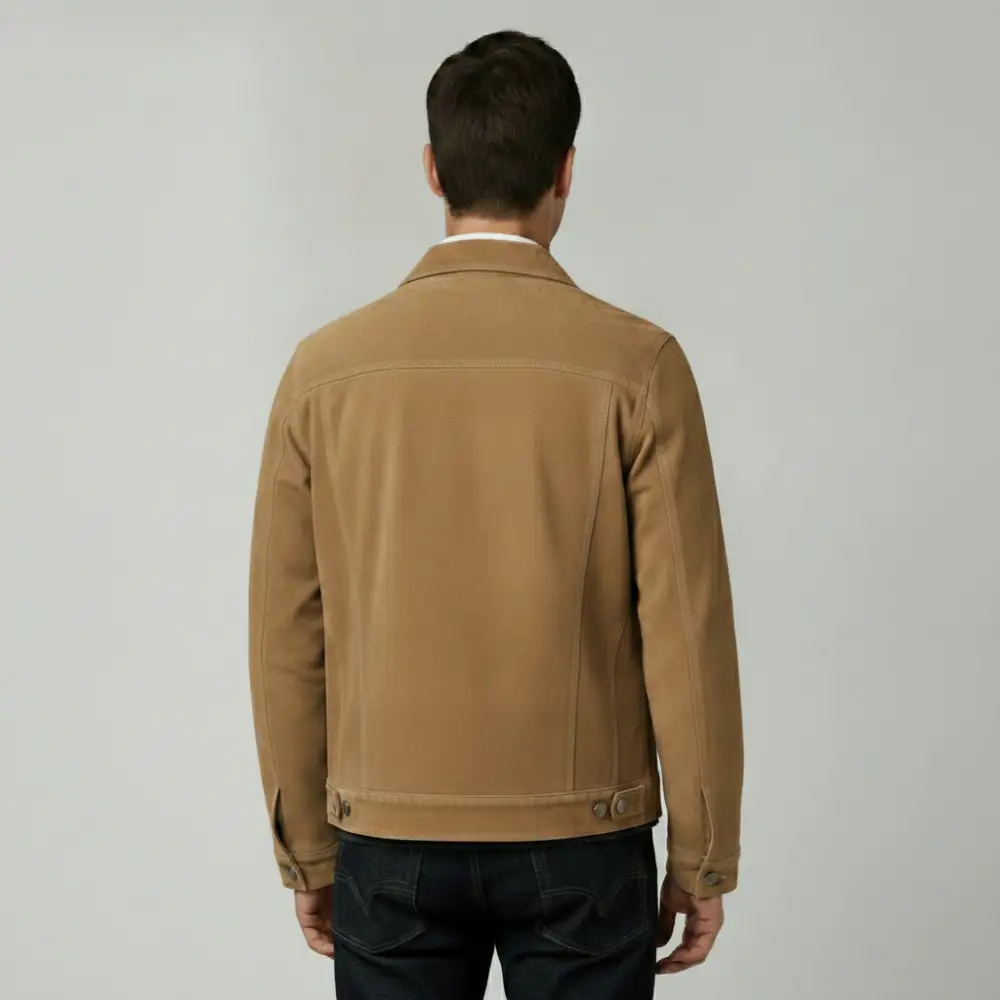 Classic Suede Trucker Western Jacket