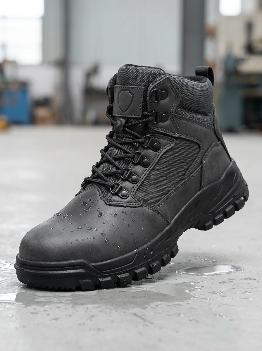 Classic Tactical Casual Look Men' Waterproof Work Boots