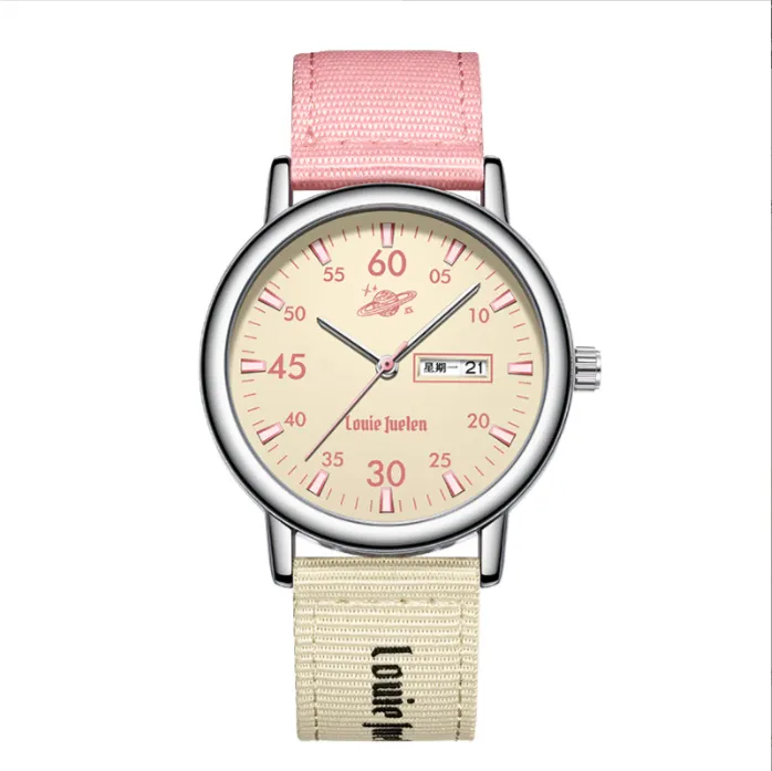 Hot Selling Campus Style Minimalist Retro Unique Quartz Watch, Unisex Wrist Watch for Teenage Students