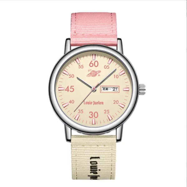 Hot Selling Campus Style Minimalist Retro Unique Quartz Watch, Unisex Wrist Watch for Teenage Students