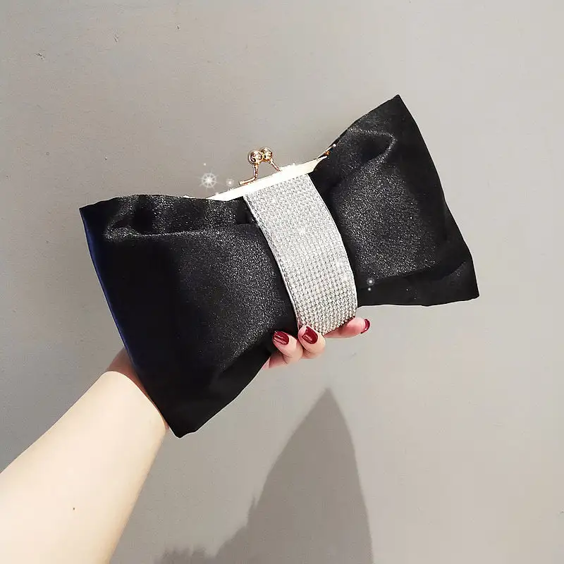 Bow Detail Clutch Bag