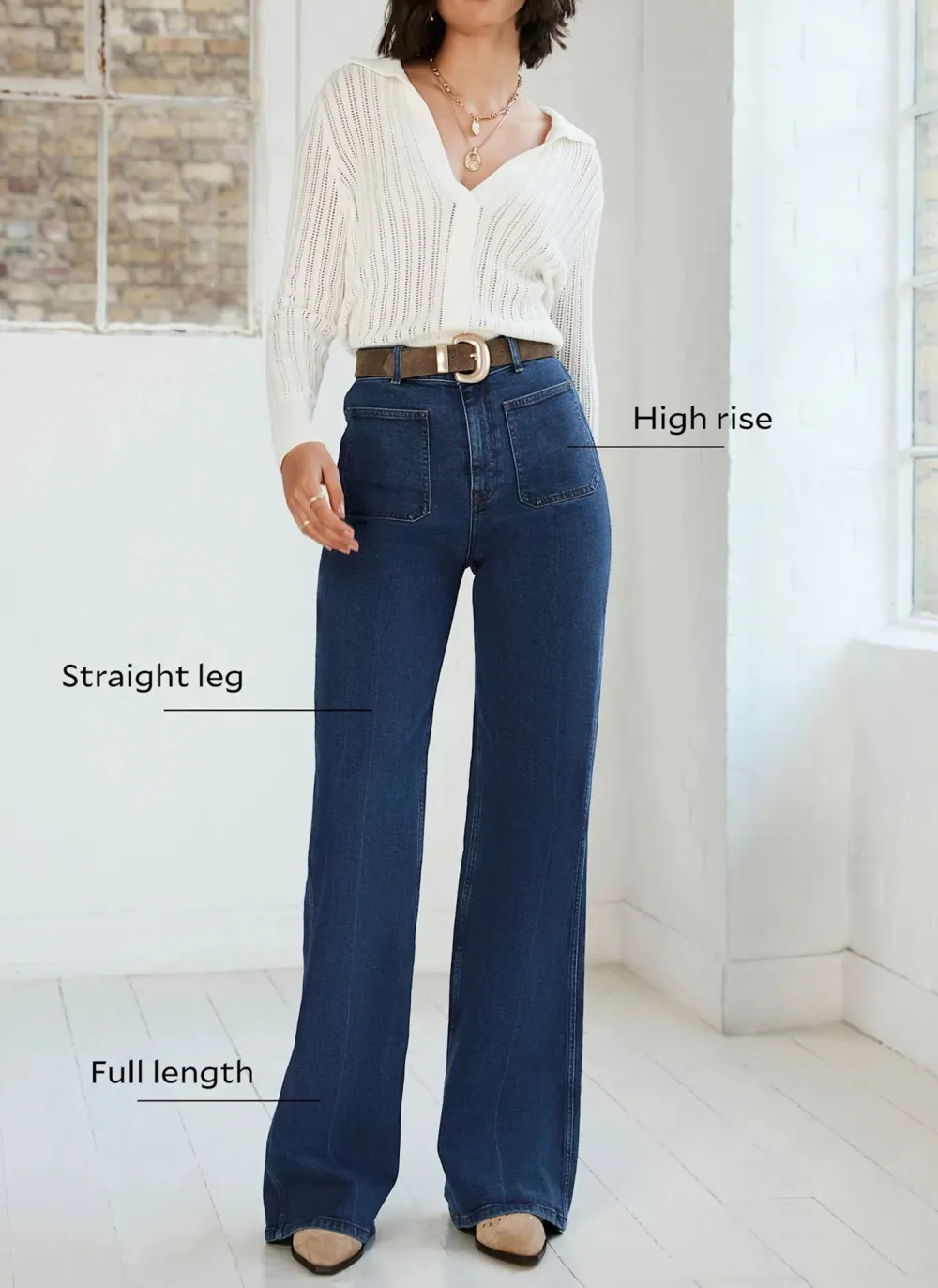Casual Style Wash Straight Jeans