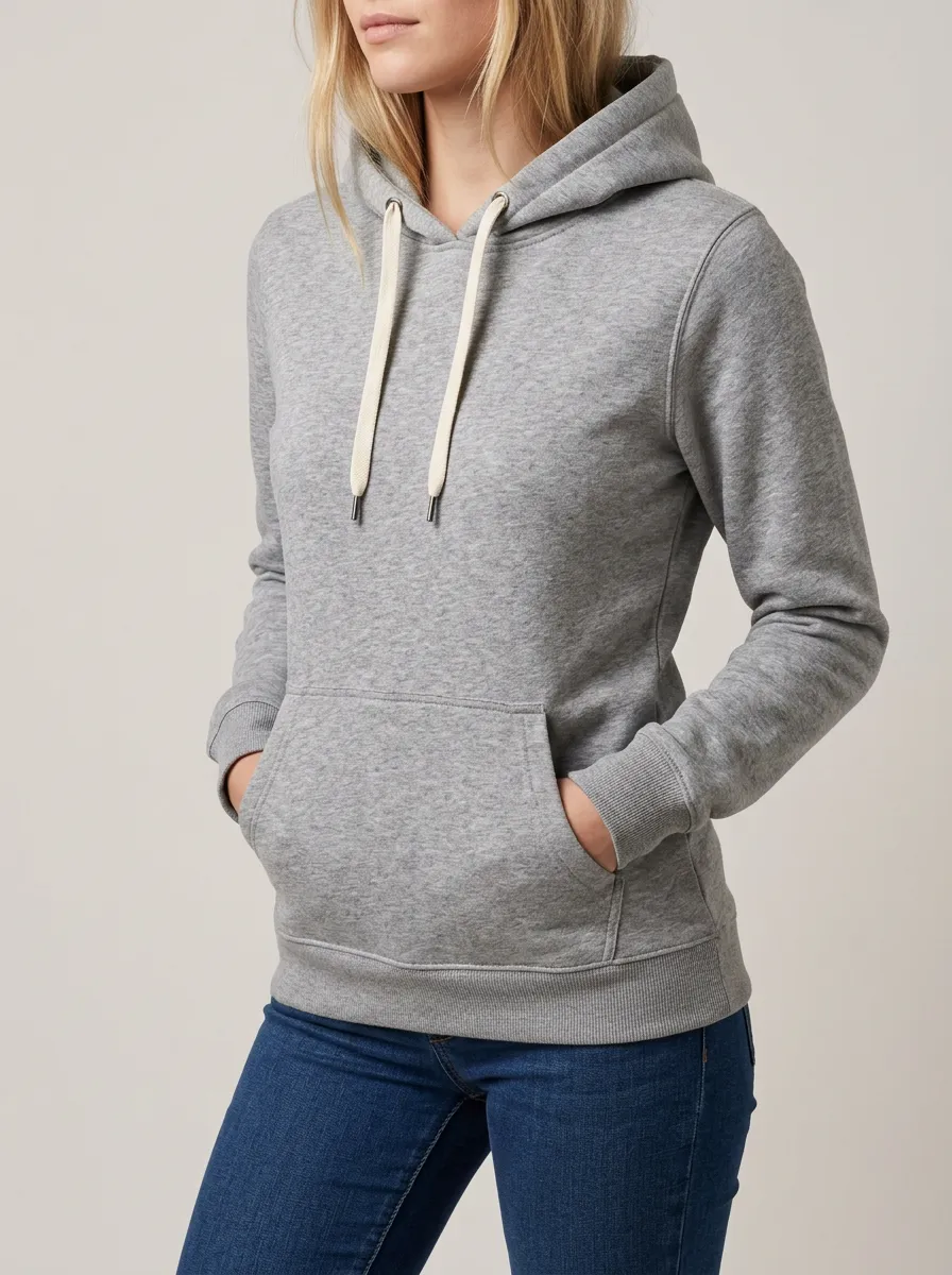 Women's Refined Easy Printed Hoodie