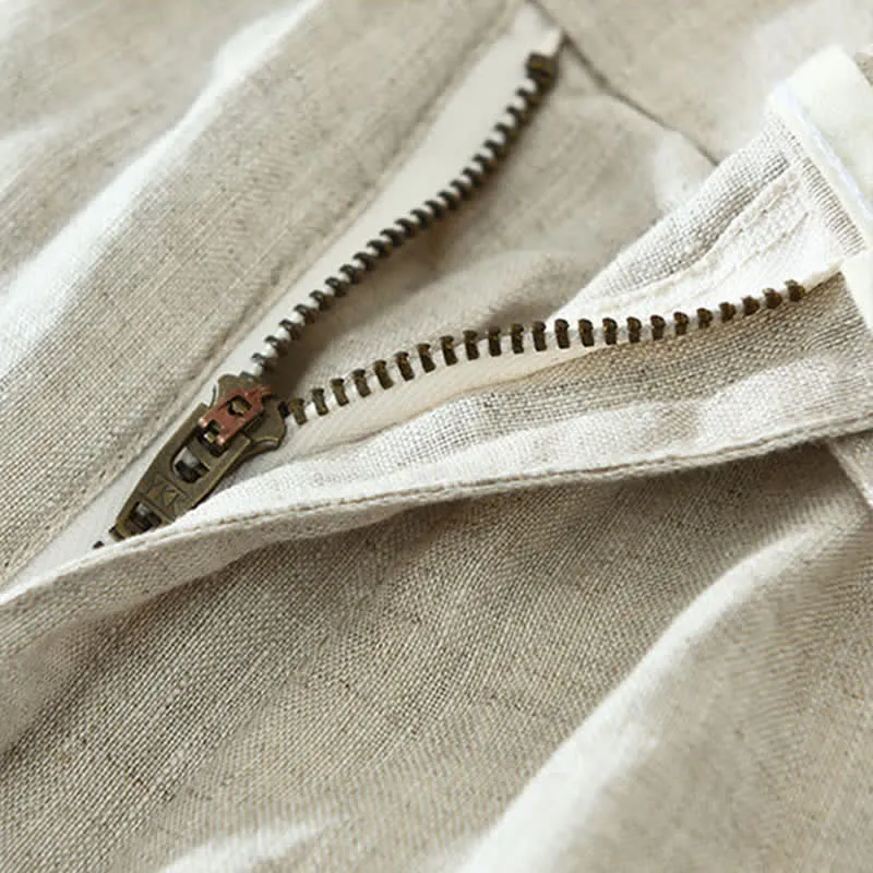 Drawstring Pocketed Shorts