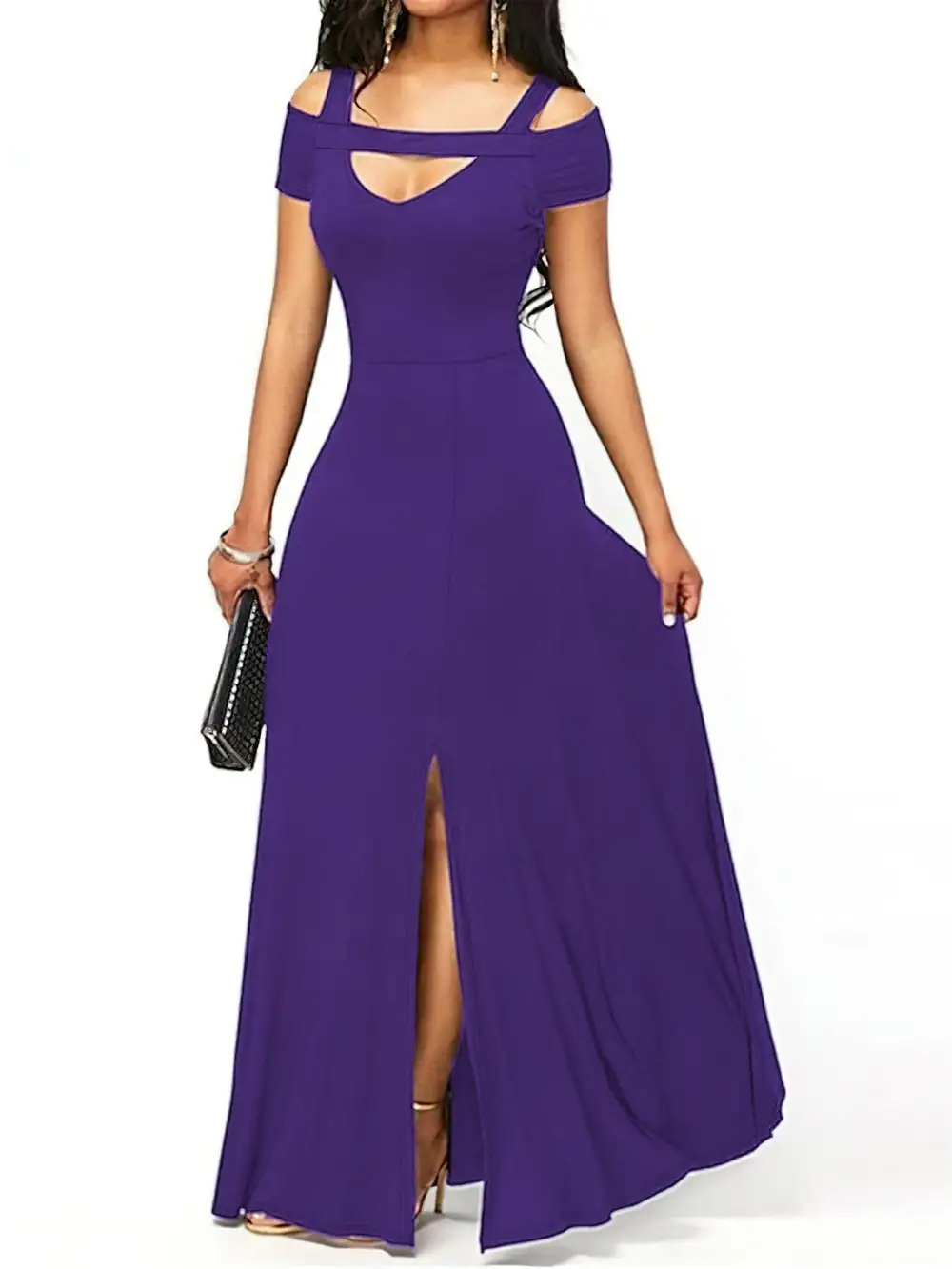 Wearable Cut Slit Maxi Dress