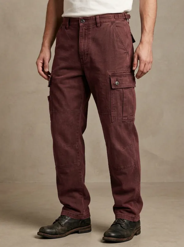 Men's Relaxed Vintage Canvas Utility Pants