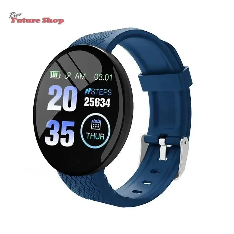 D18 Smartwatch for iOS & Android | Health Monitor | Notifications