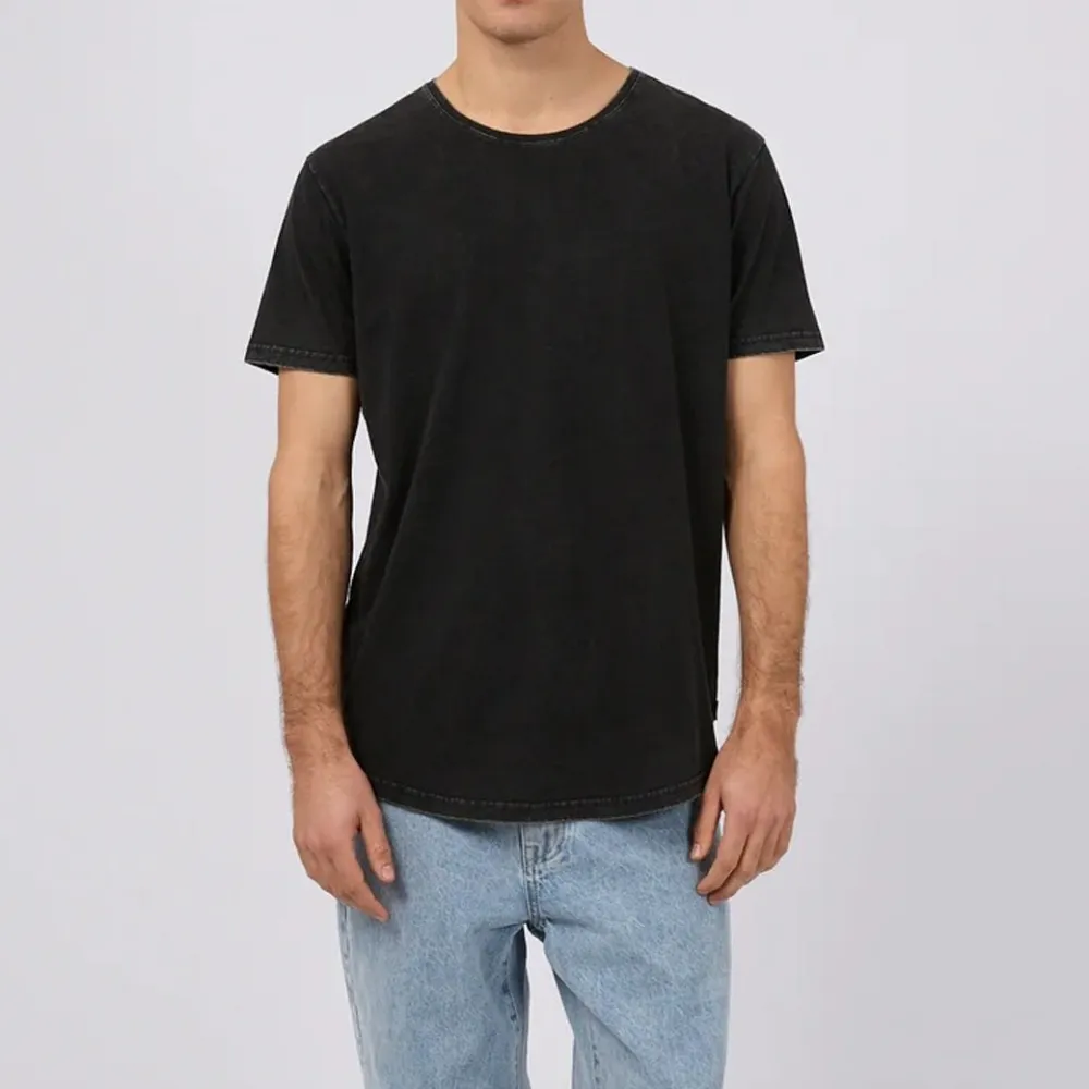 Washed Effortless Style Casual Tee