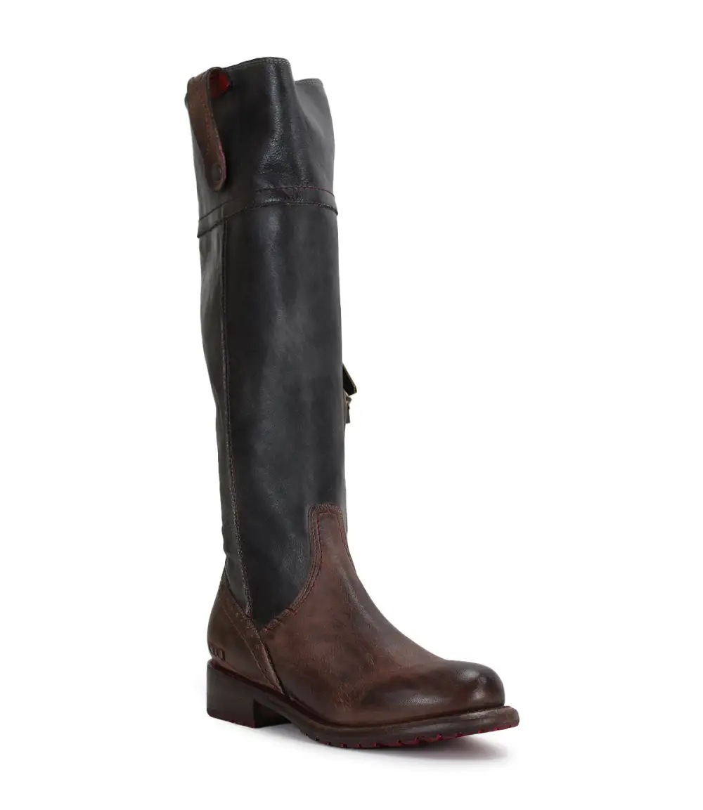 Lug-Sole Streamlined Riding Boots