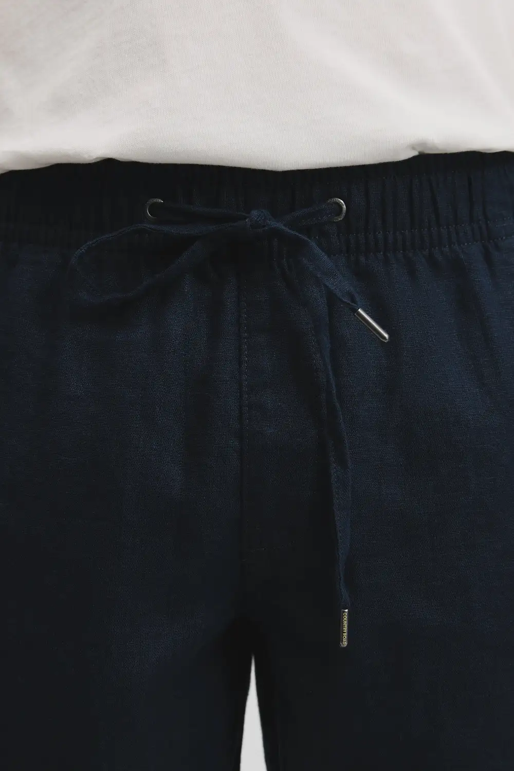 Men's Contemporary Drawcord Linen Shorts