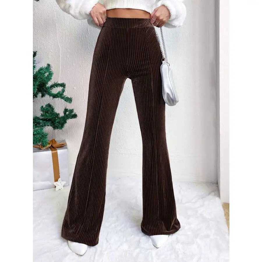 Classic High Waist Flare Pants