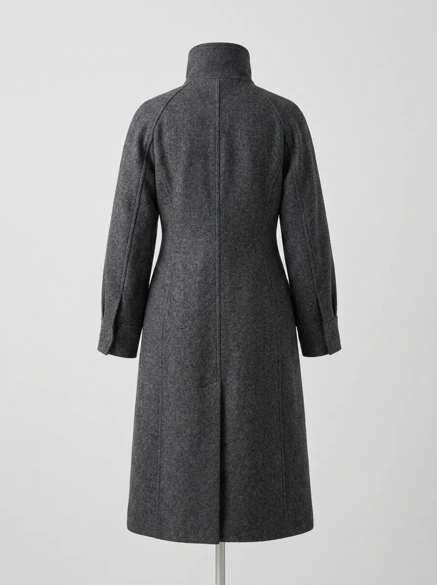 Tailored Long Wool Coat
